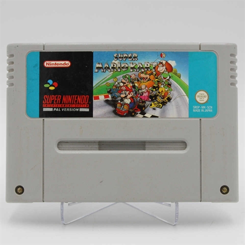 Super Mario Kart - SNES - Cartridge - (SCN) (B Grade) (Genbrug)